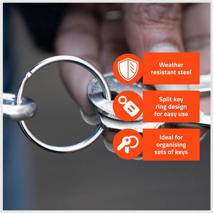 Taskmaster Key Ring - 25mm - 100 Pack
