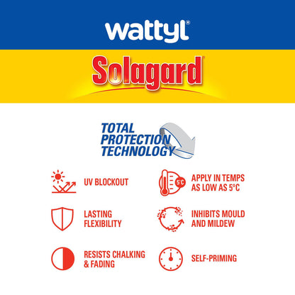 Wattyl Solagard Exterior Paint - 4L - Cottage Green - Low Sheen