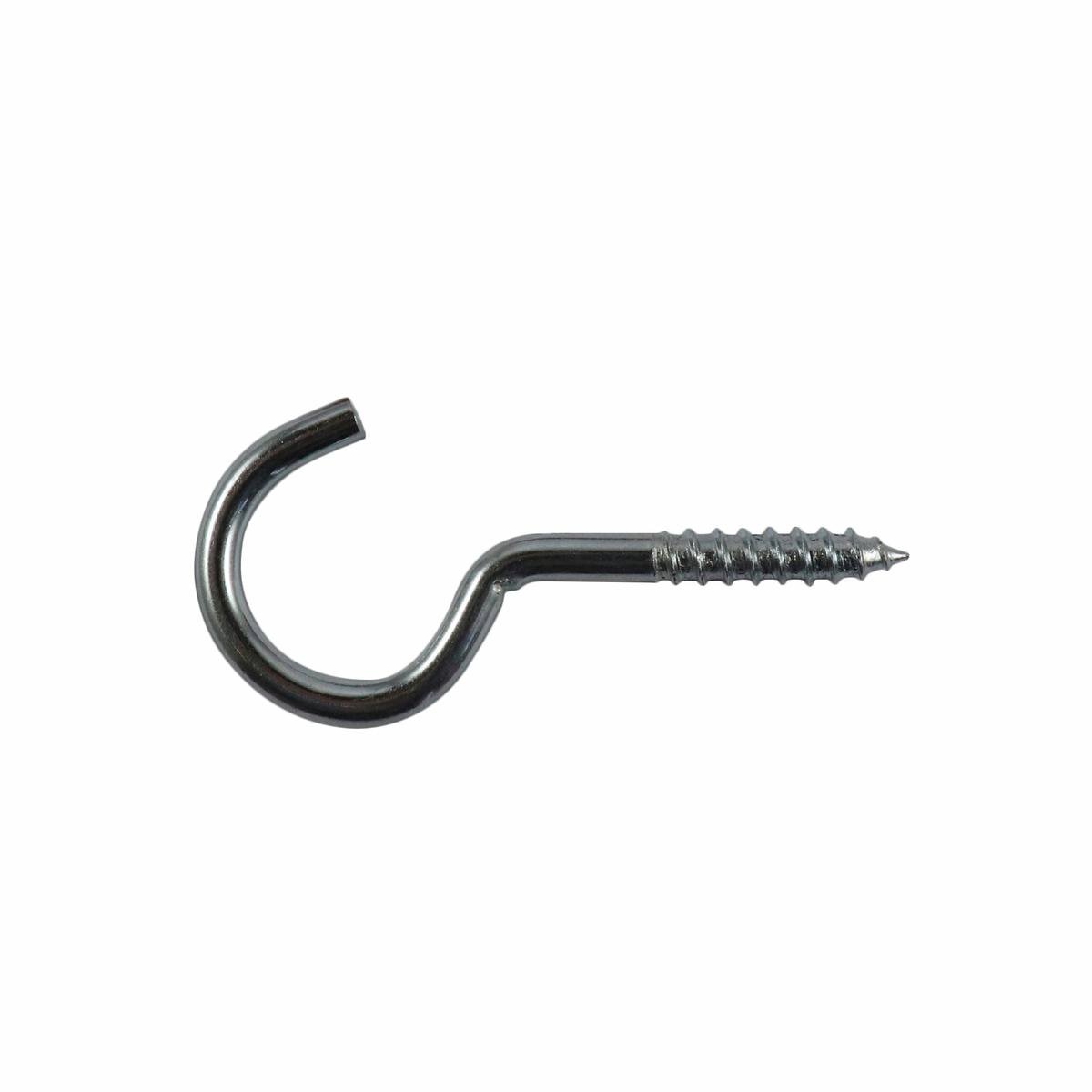 Everhang Zinc Plated Square Hook 15 Pack - 70mm x 4.8mm - Silver