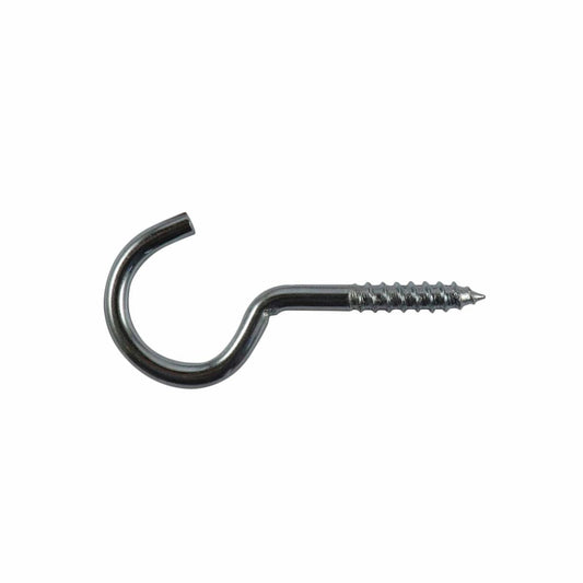 Everhang Zinc Plated Square Hook 15 Pack - 70mm x 4.8mm - Silver