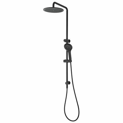 Mondella Matte Black Shower On Rail - 304 Stainless Steel - Luxury