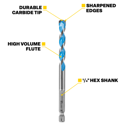 Kango Multi Material Drill Bit - 6.5mm x 150mm