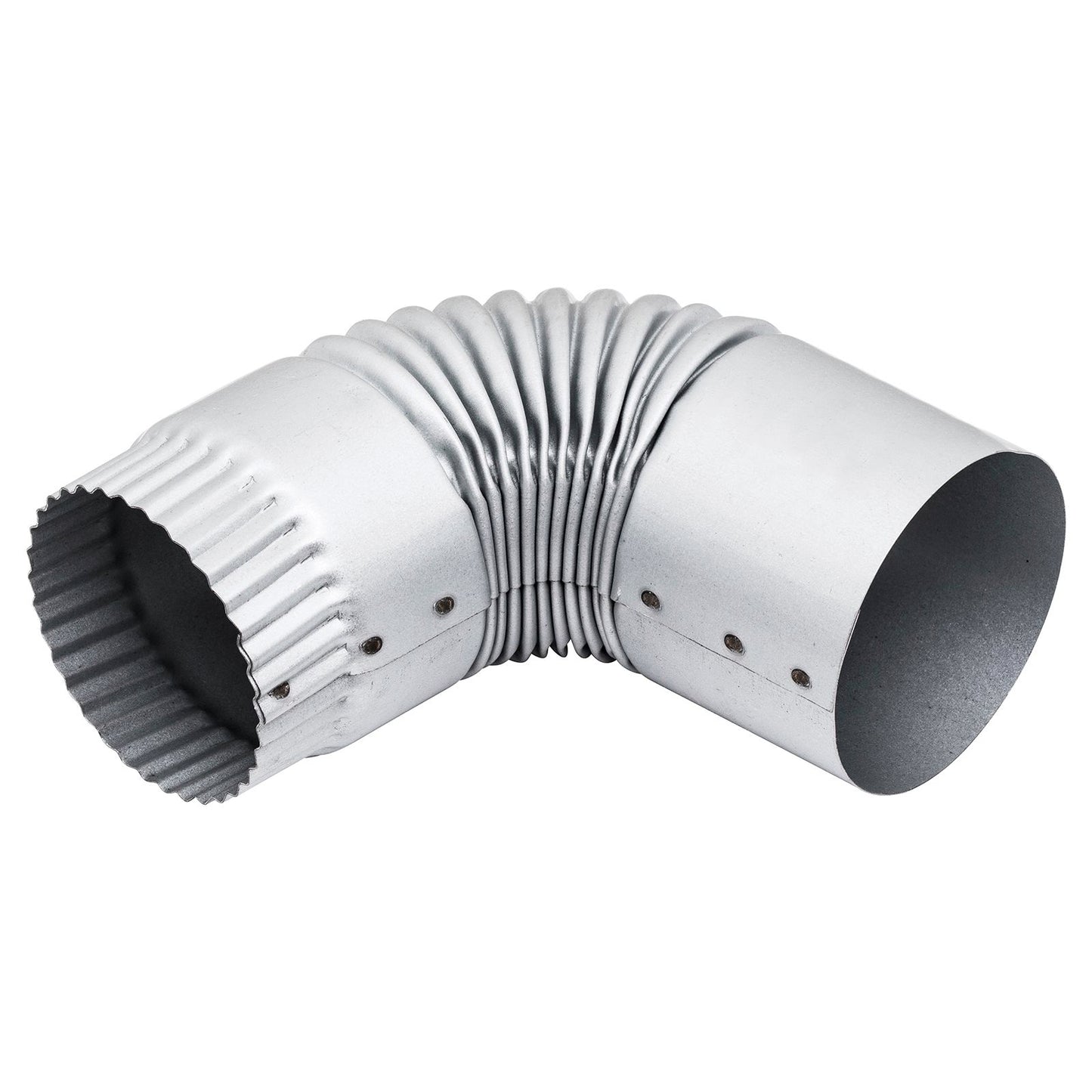 Fielders Zinc Round Downpipe Elbow - 75mm - 90°