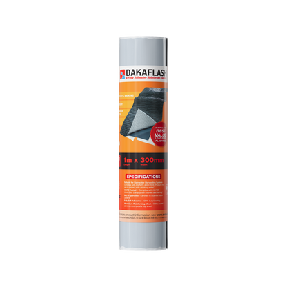 Dakaflash Lead Free Flashing - 300mm x 1m - Black
