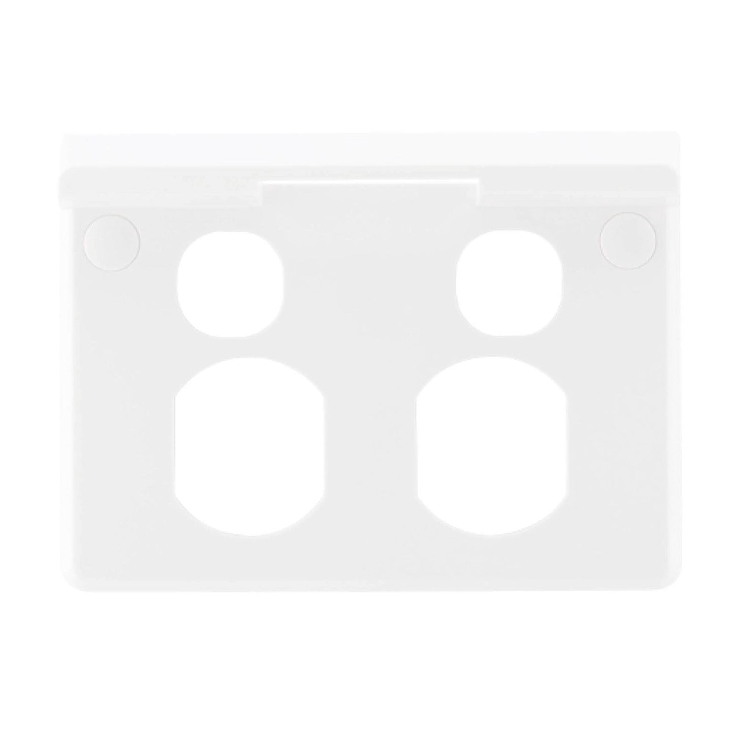 DETA x6 Clip on Cover with Shelf - 116 x 86mm - White
