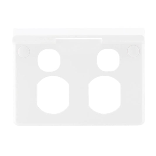 DETA x6 Clip on Cover with Shelf - 116 x 86mm - White