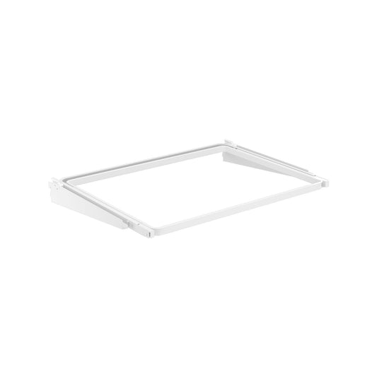 Flexi Storage Home Solutions 600 x 60 x 440mm White Double Slot Sliding Basket Frame