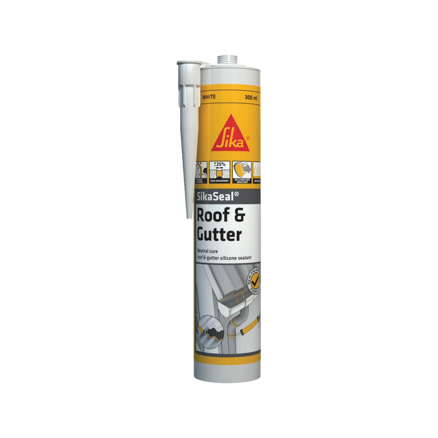 Sika Sikaseal Roof & Gutter - 300ml