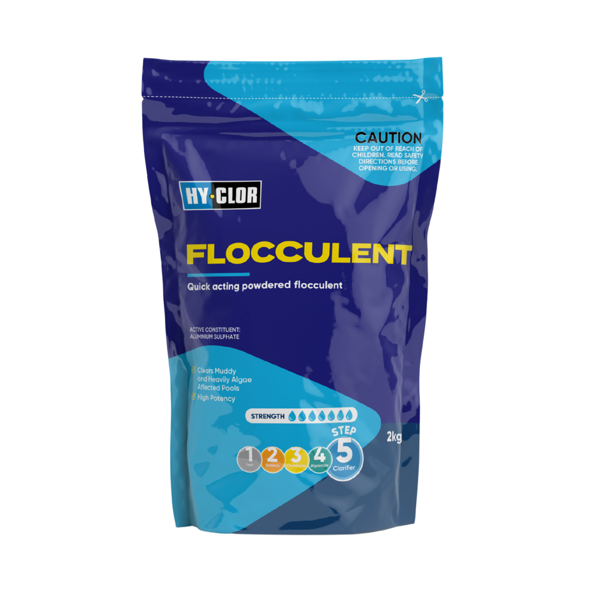 Hy Clor Flocculent - 2kg - Aluminium Sulphate - Quick Acting