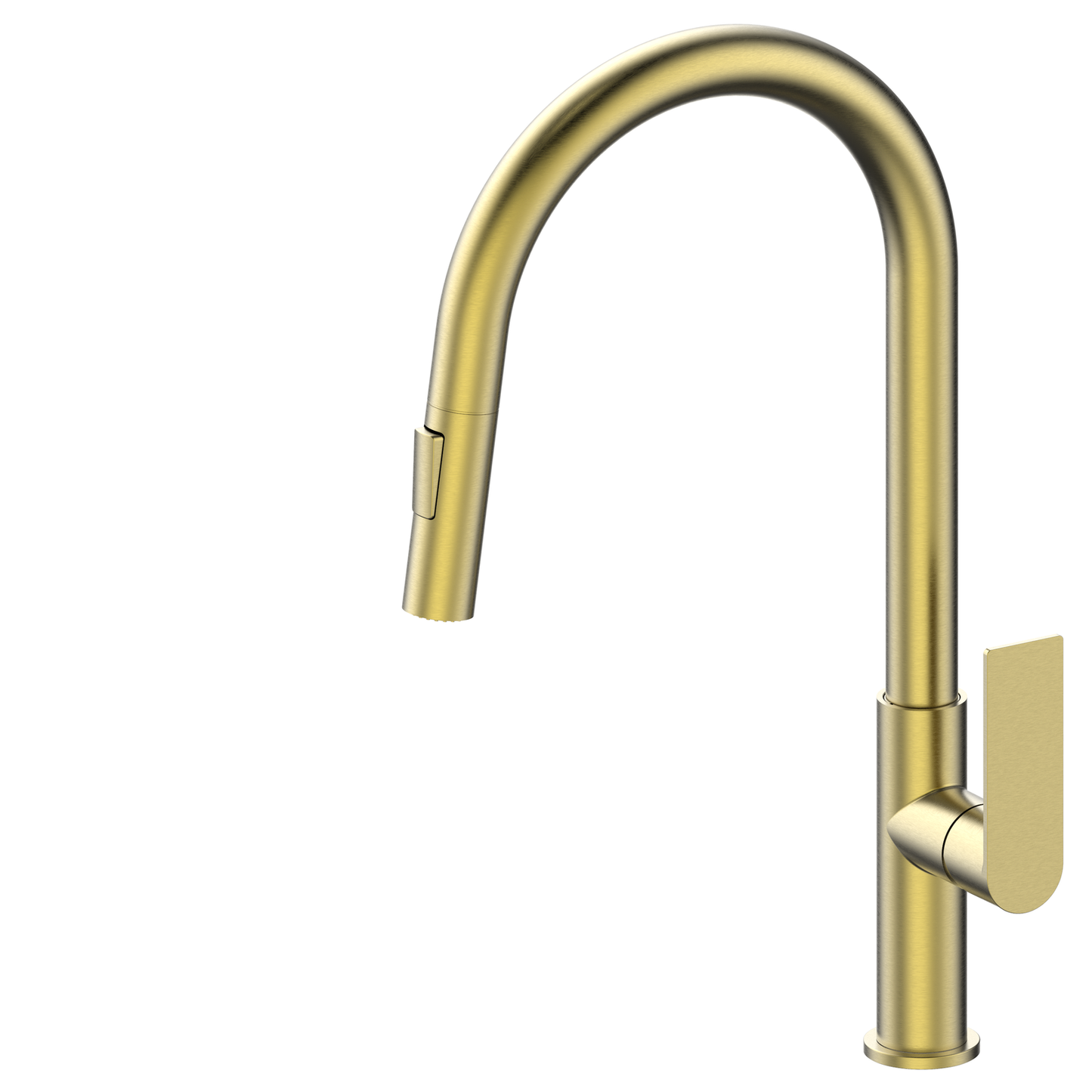Mondella Rococo Pull Down Sink Mixer - 145 x 435mm - Brushed Brass