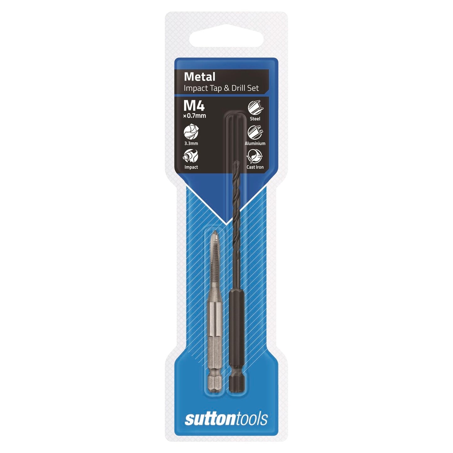 Sutton Tools Impact Tap and Drill Set - 3.3mm M4