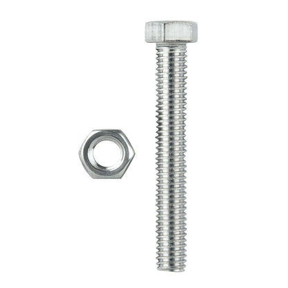 Pinnacle Hex Head Bolts and Nuts - M10 x 150mm - Stainless Steel - 2 Pack