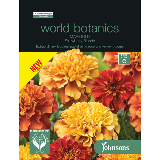 Johnsons World Botanics Marigold Seeds Pack
