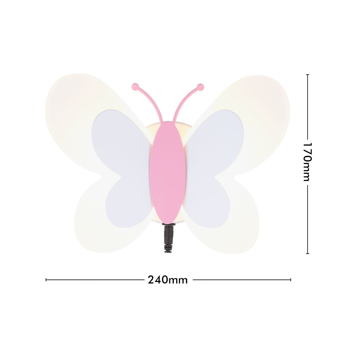 Verve Harper Butterfly Wall Light - 170 x 240mm