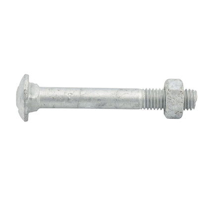 Zenith Cup Head Bolts & Nuts - 75mm - Hot Dip Galvanised - 25 Pack
