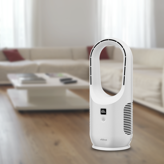 Mistral Rechargeable Bladeless Desk Fan - 3 Speeds