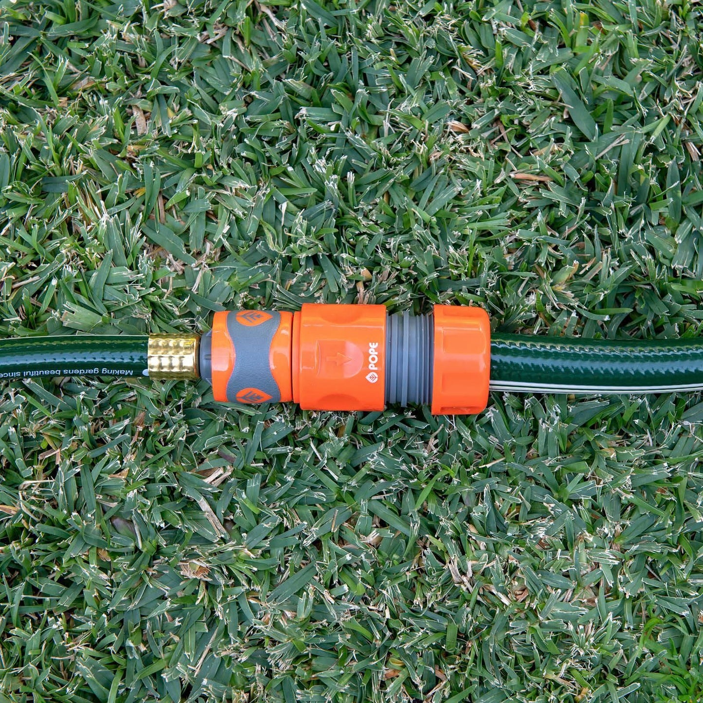 Pope Hose Coupler - 18mm to 12mm - Orange