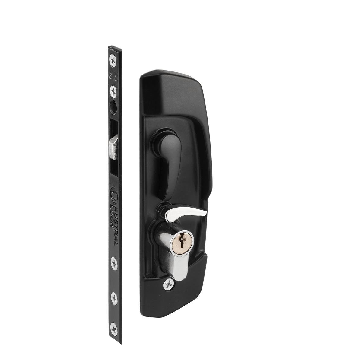Gainsborough Security Deadlock - 45mm - Black - Anti-Lift Pin
