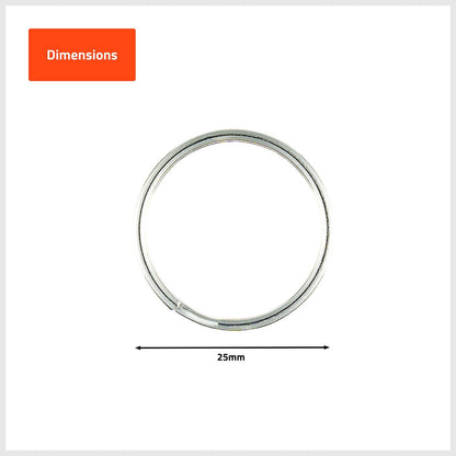 Taskmaster Key Ring - 25mm - 100 Pack