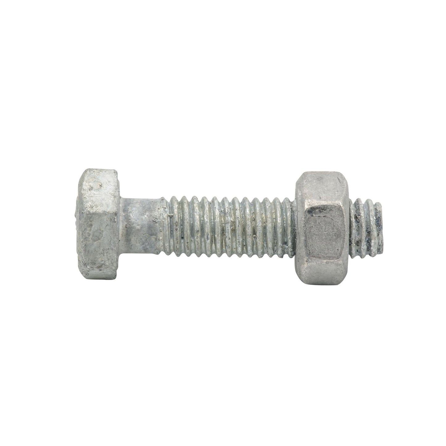 Zenith Hot Dip Galvanised Hex Head Bolts & Nuts - M6 x 25mm - 25 Pack