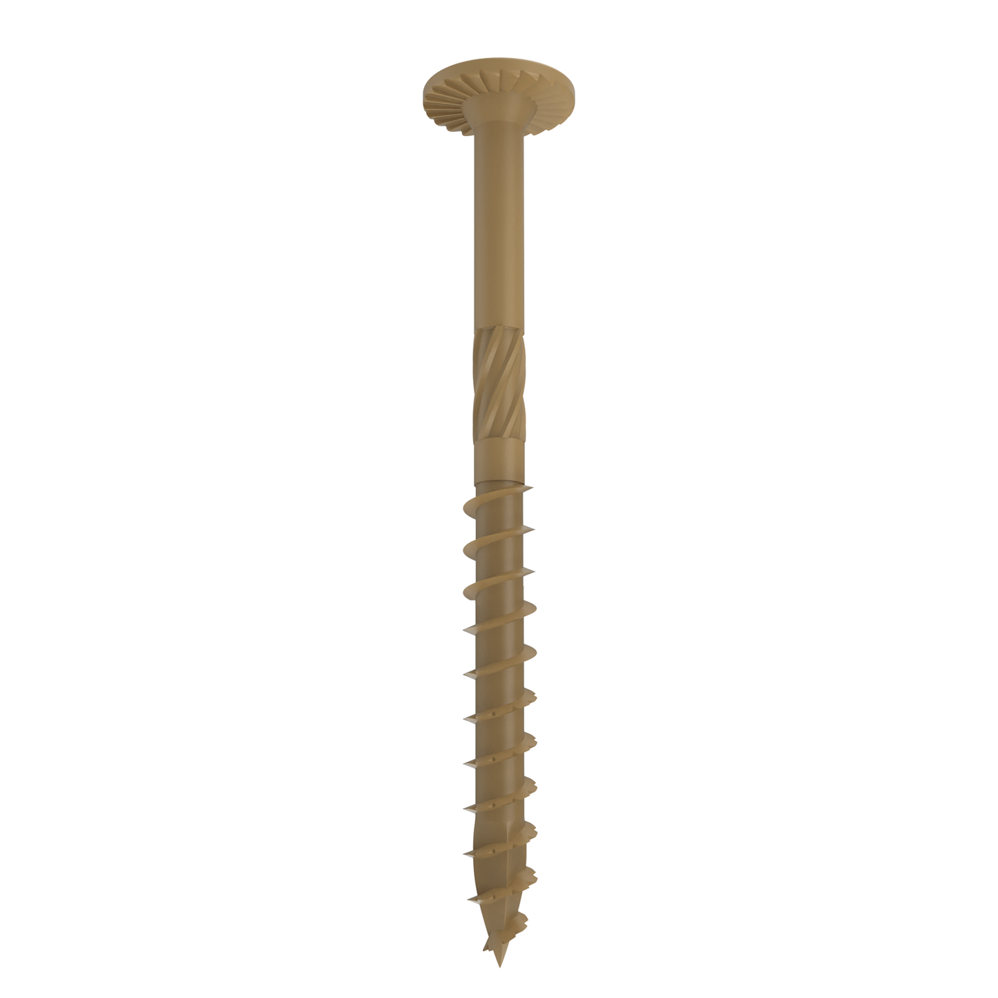 Bremick XTP Construction Screw - 18g x 100mm - TechnoGuard Tan - 25 Pack