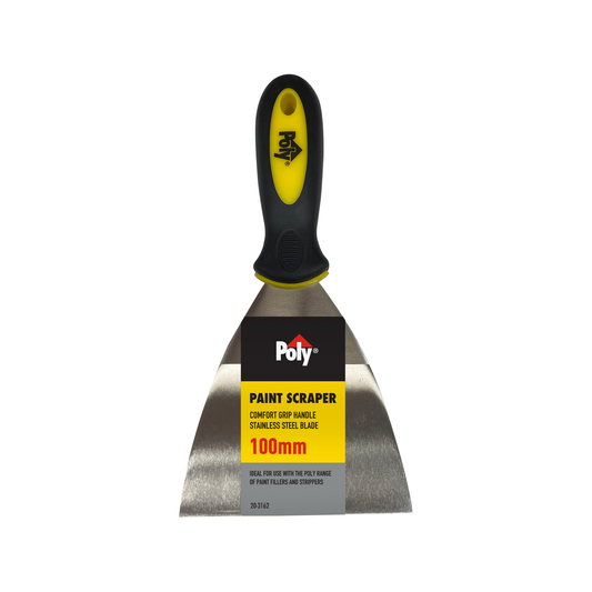 Poly Paint Scraper - 100mm