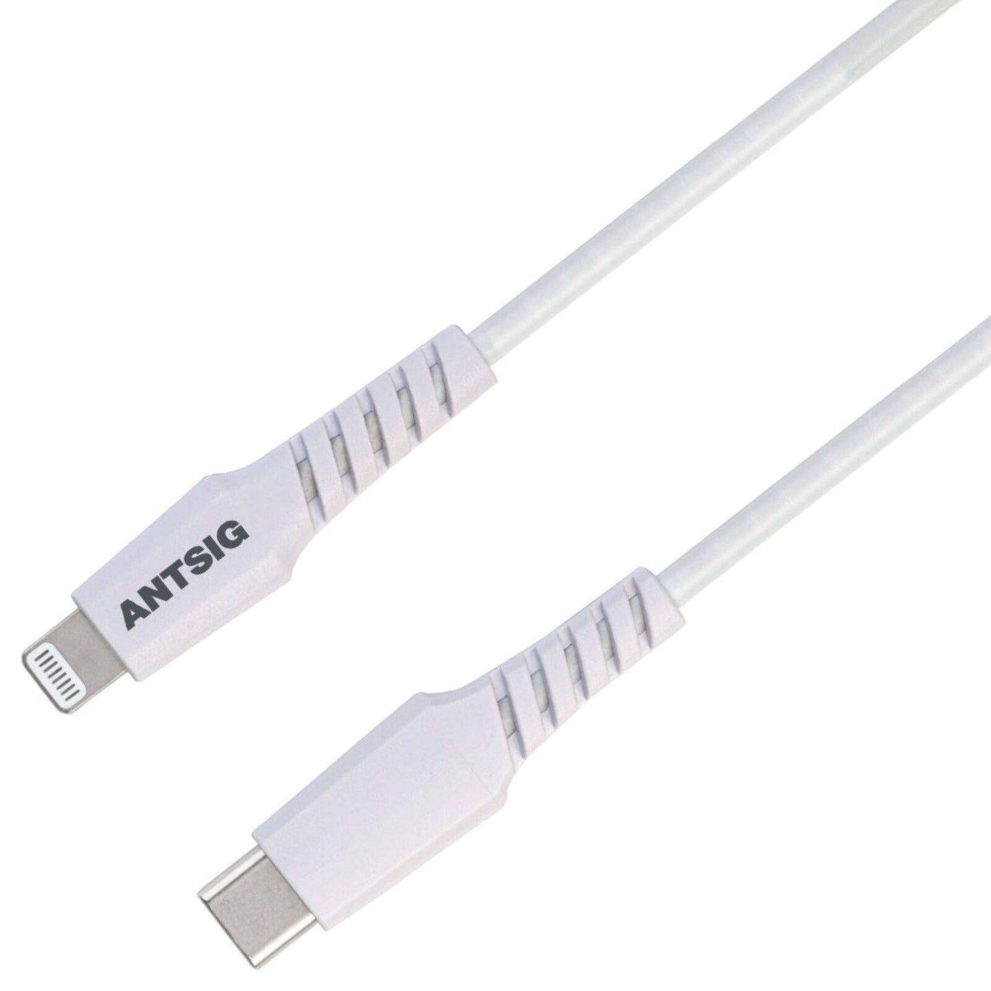 Antsig USB C to Lightning Cable - 1m - White