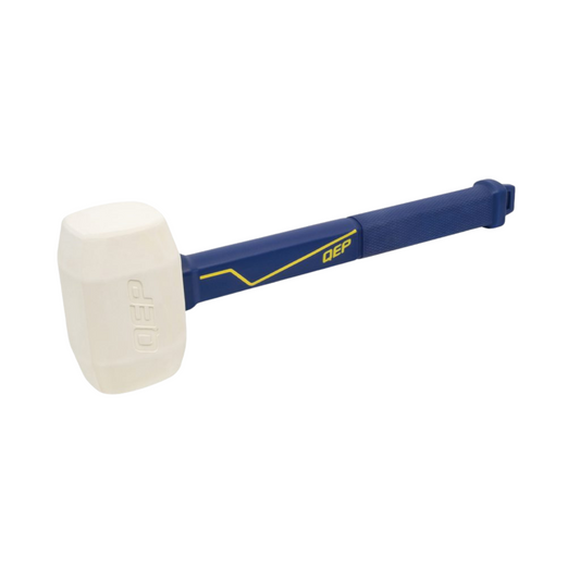 QEP Pro Rubber Floor Mallet - 16oz - 600 x 120 x 120mm - White