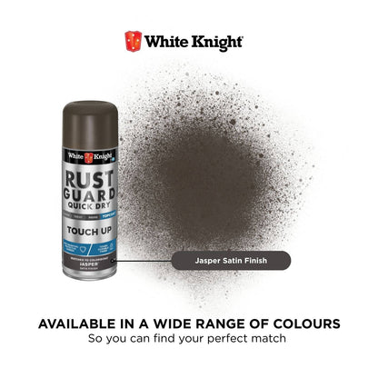 White Knight Rust Guard Satin Touch Up Spray Paint - 300g - Jasper