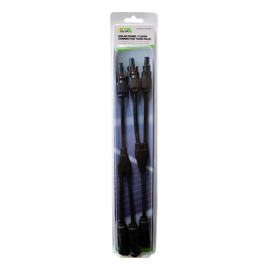 Kt Solar Y Lead Connector - 300mm - Black