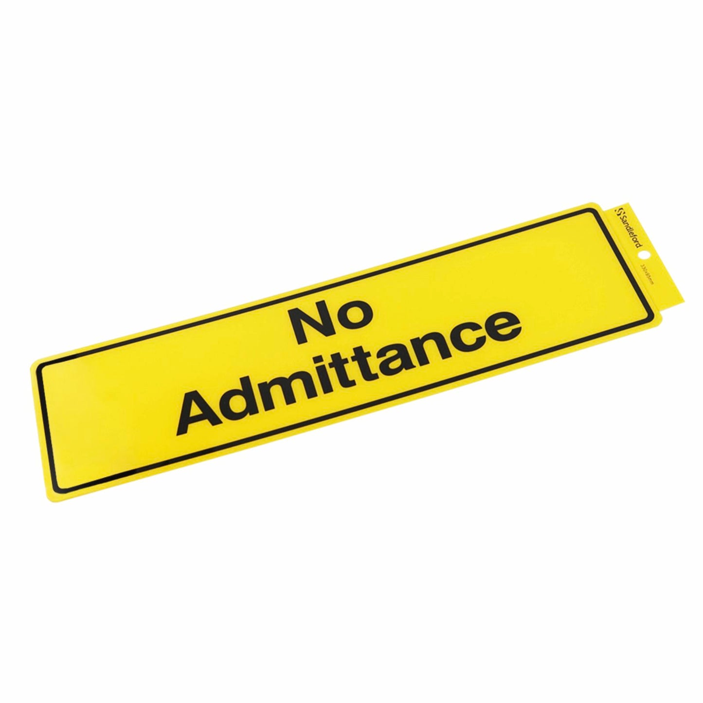 Sandleford No Admittance Sign - 330 x 95mm