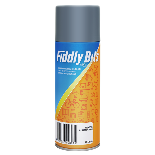 Fiddly Bits Gloss Aluminium Spray Paint - 250g