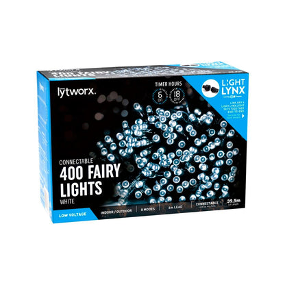 Lytworx 400 LED Fairy Party Lights - 39.9m - Plastic - Connectable