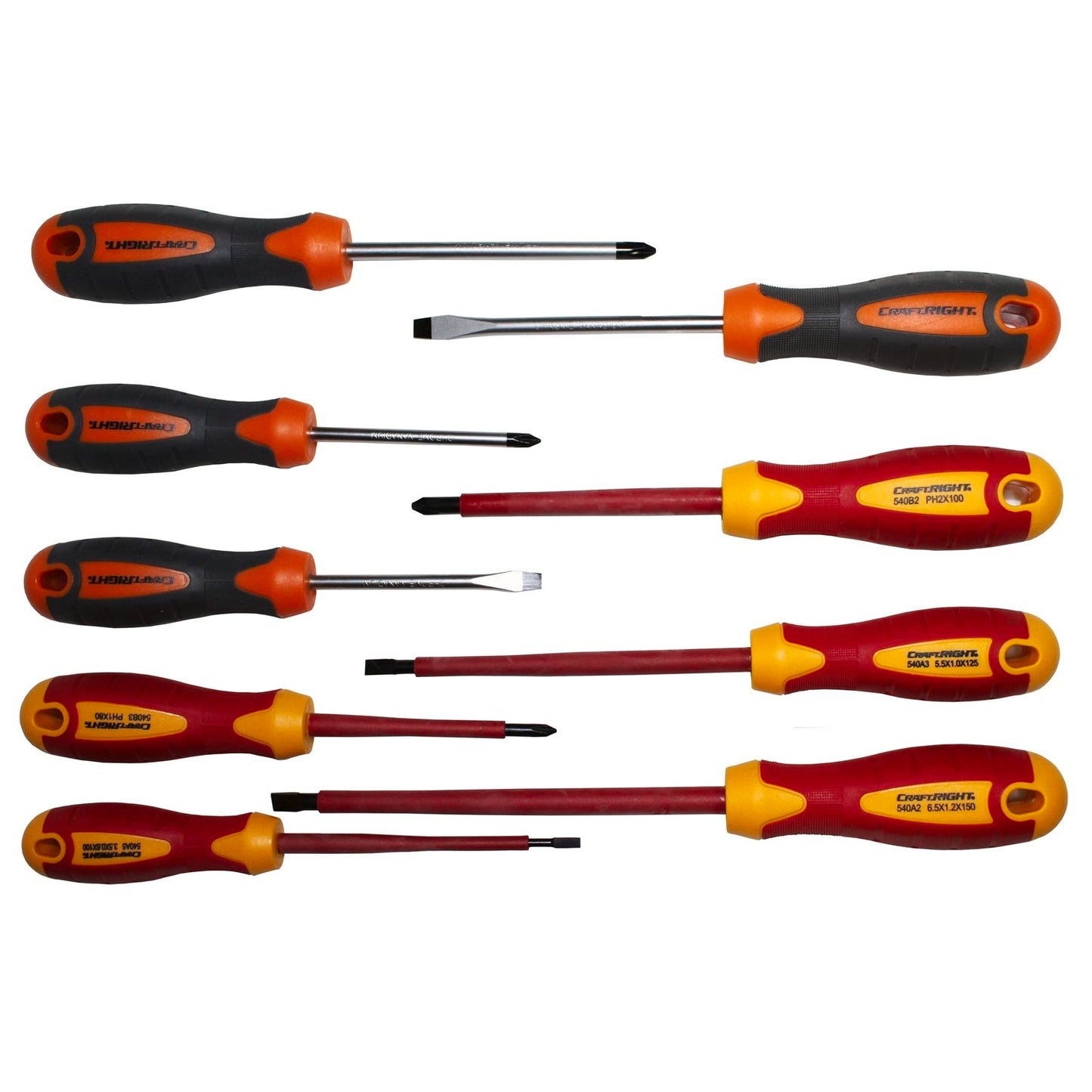 Craftright 9 Piece Screwdriver Set VDE