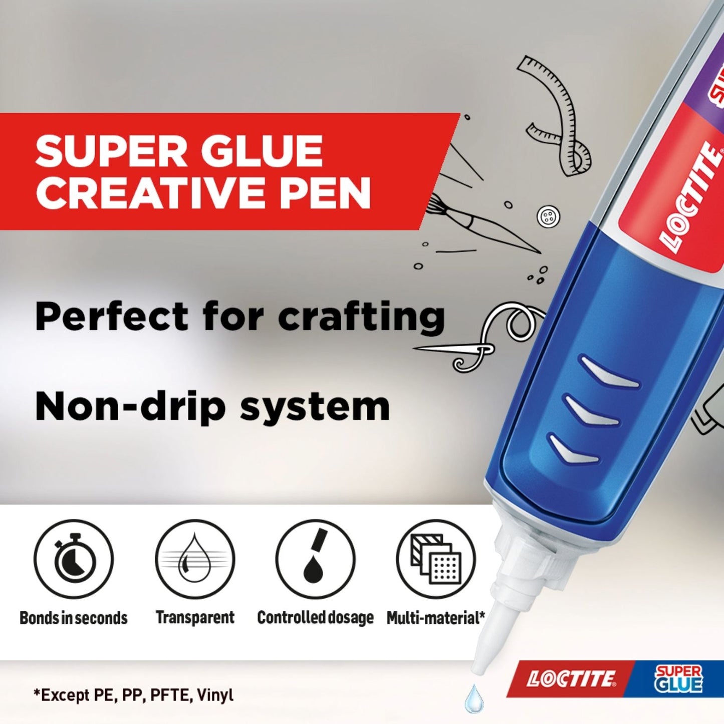 Loctite Super Glue Creative Pen - 4g