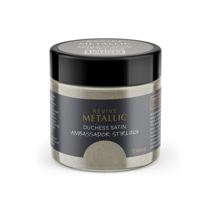 Porters Metallic Furniture Paint - 100ml - Ambassador Sterling
