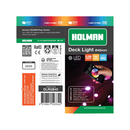 Holman RGB Deck Light - 45mm - 0.5W