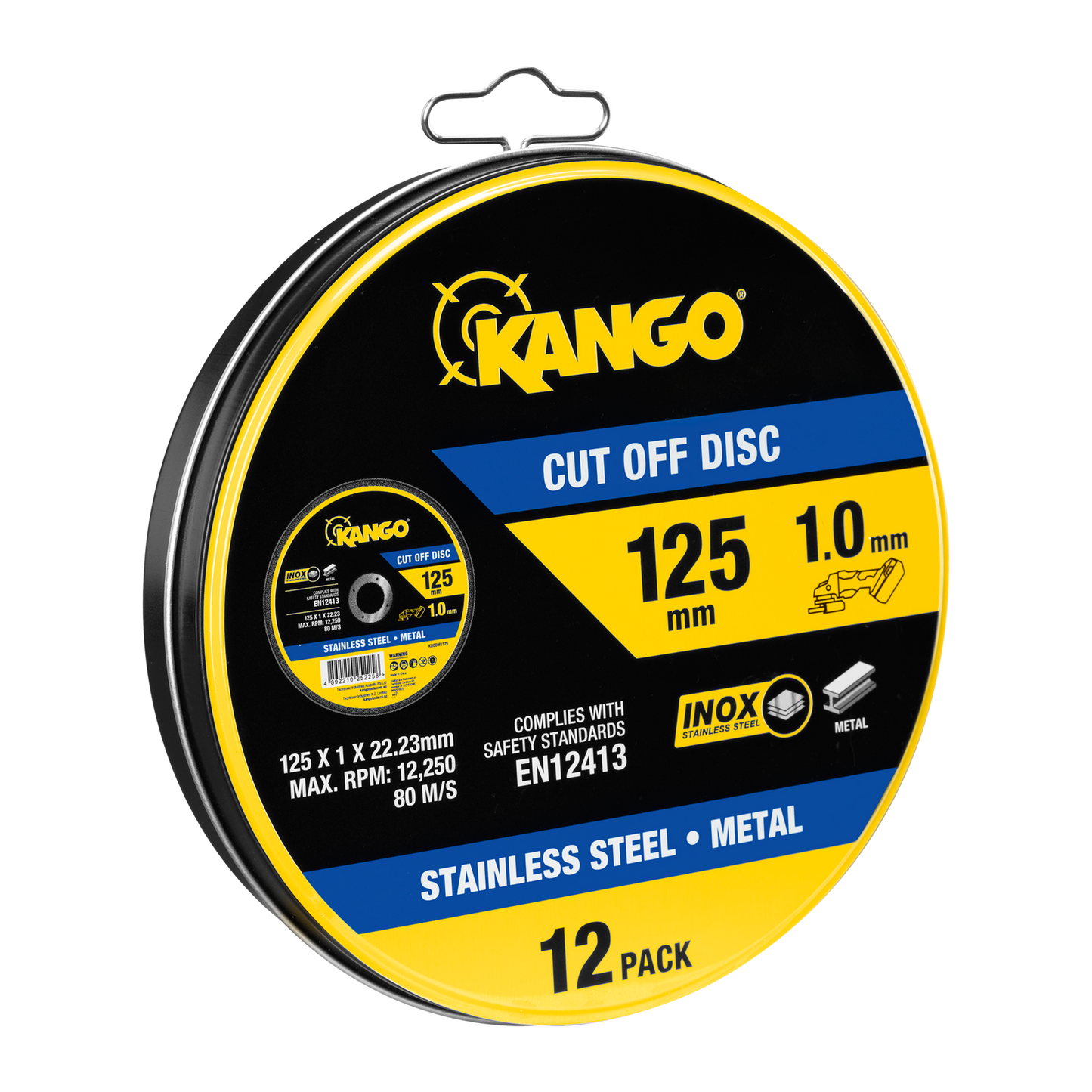 Kango Metal Cut Off Discs - 125mm - 12 Pack