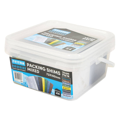 Titan Mixed Shim Packing - 72mm - 44 Piece