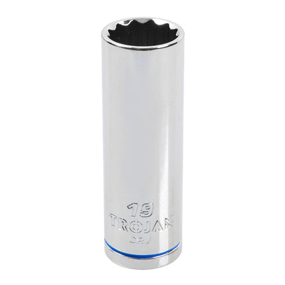 Trojan Deep Socket - 19mm - 1/2" Drive