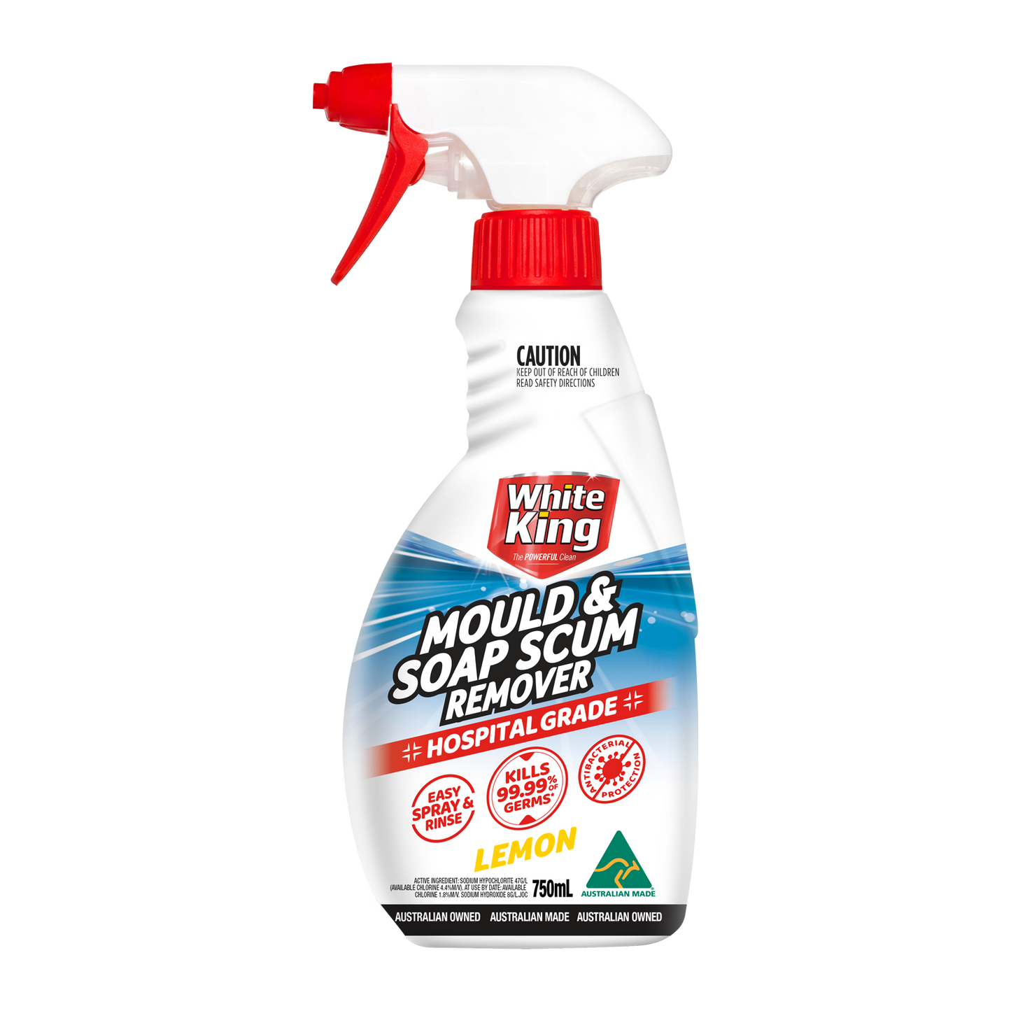 White King Mould Soap Scum Remover - 750ml