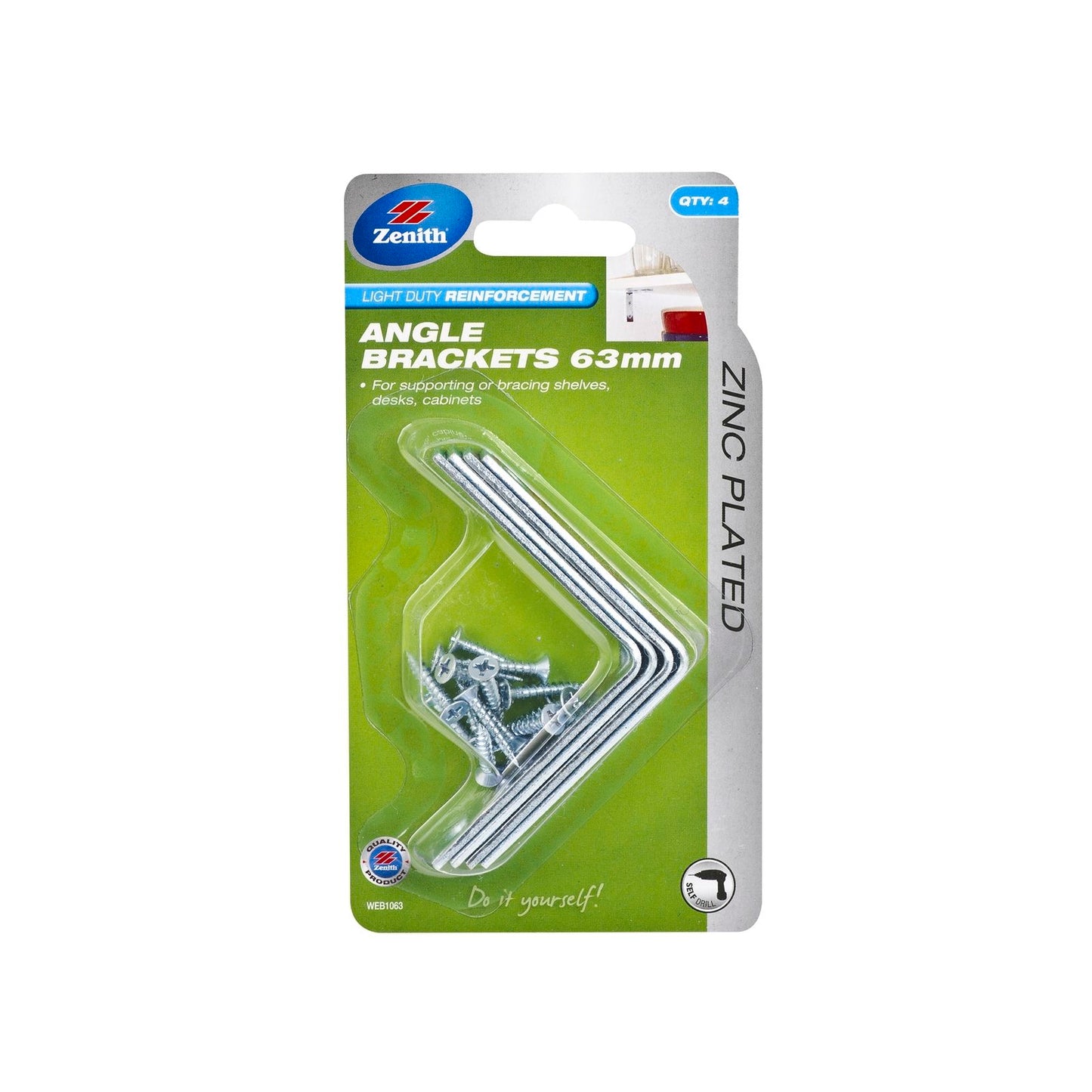 Zenith Angle Brackets - 63mm