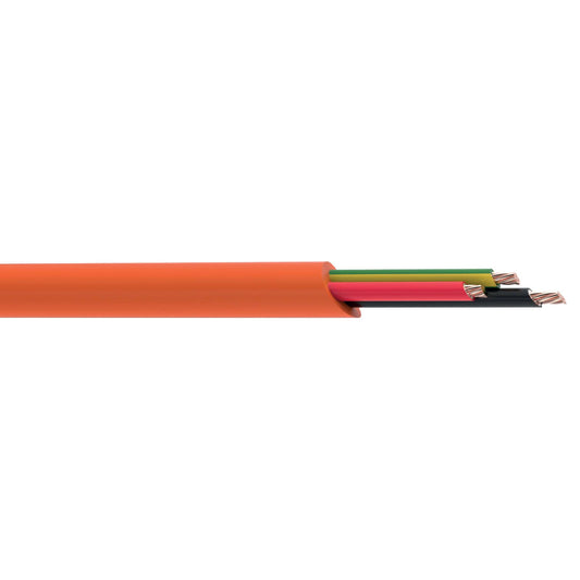 Deta 2 Core E 1 Phase Cable - 4.0mm - Orange - 5m