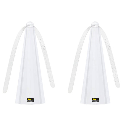 Brilliant White No Fly Zone Fly Repellent Fan - 92 x 242mm - 2 Pack