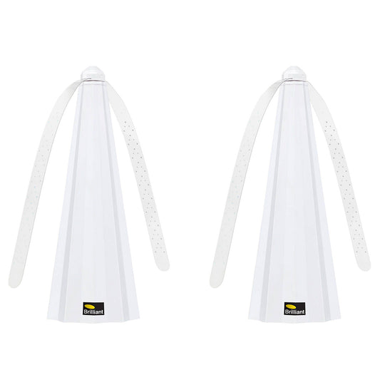 Brilliant White No Fly Zone Fly Repellent Fan - 92 x 242mm - 2 Pack