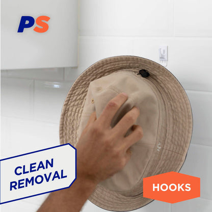 Permastik Small Utility Hooks - Holds 300g - 10 Pack