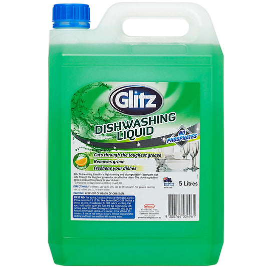Glitz Citrus Dishwashing Liquid - 5L