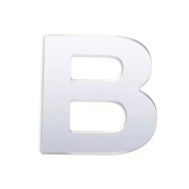 Sandleford Silver Self Adhesive House Letter B - 25mm