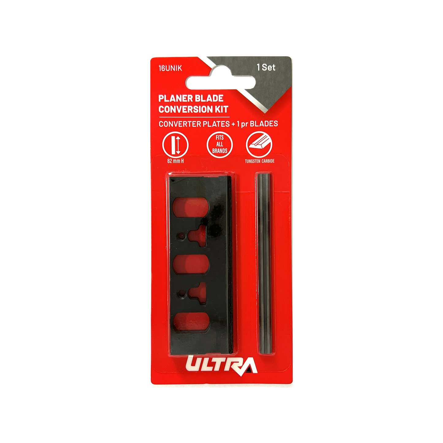 Ultra 82mm Tungsten Carbide Planer Blade Conversion Kit Fit All Brands 1 Set 16UNIK