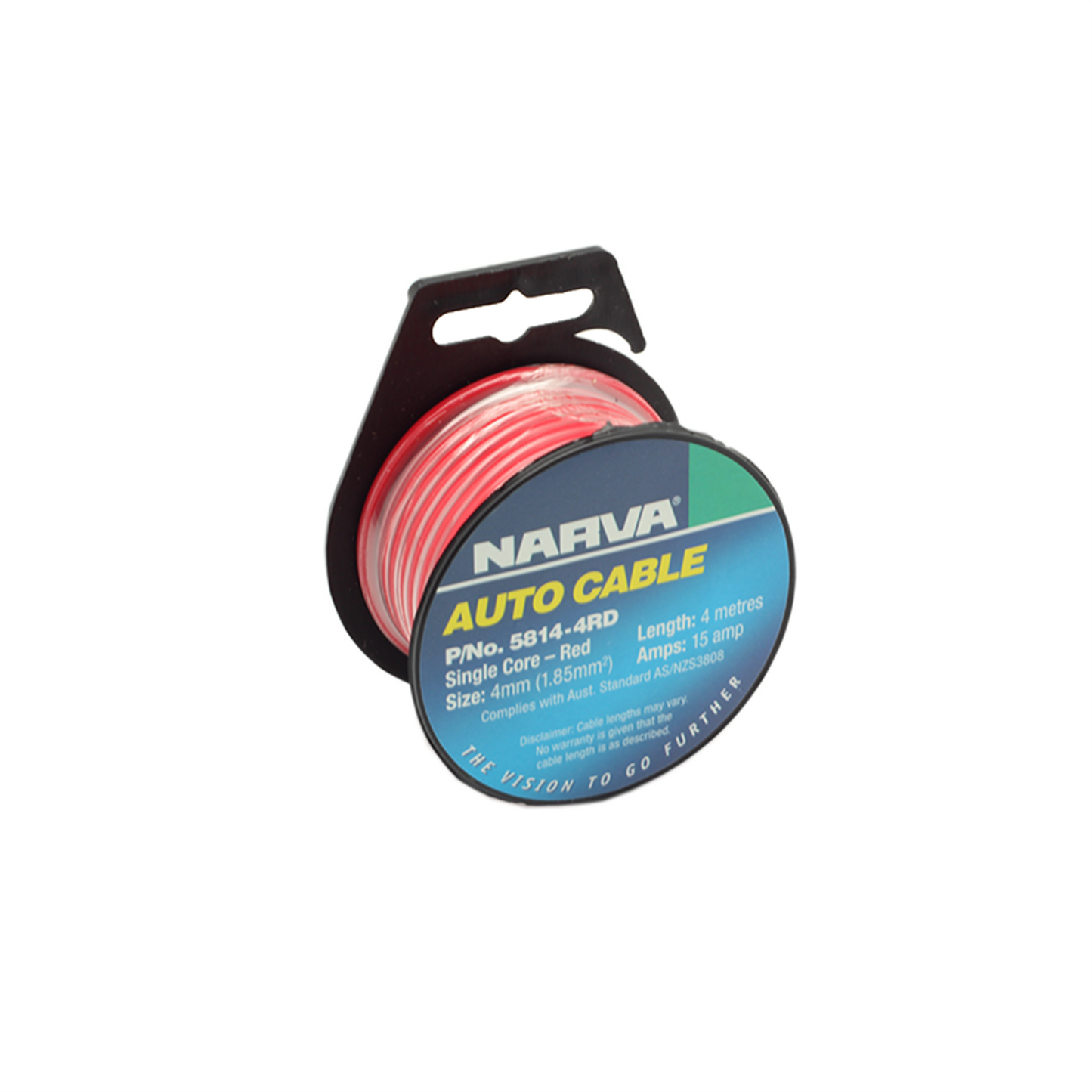 Narva 15Amp Red Single Core Auto Cable - 4mm x 4m